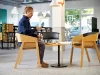 Chairs in cafes affect how customers feel